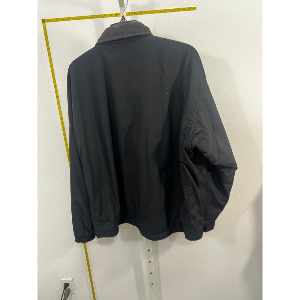 Columbia Vertex Mens Xl Black Full Zip Fleece Lined Jacket Cashman Dredging Logo View 2